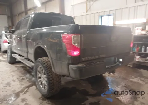 2016 Nissan Titan Xd Platinum Reserve Diesel из США, поврежденный, VIN 1N6BA1F4XGN517435